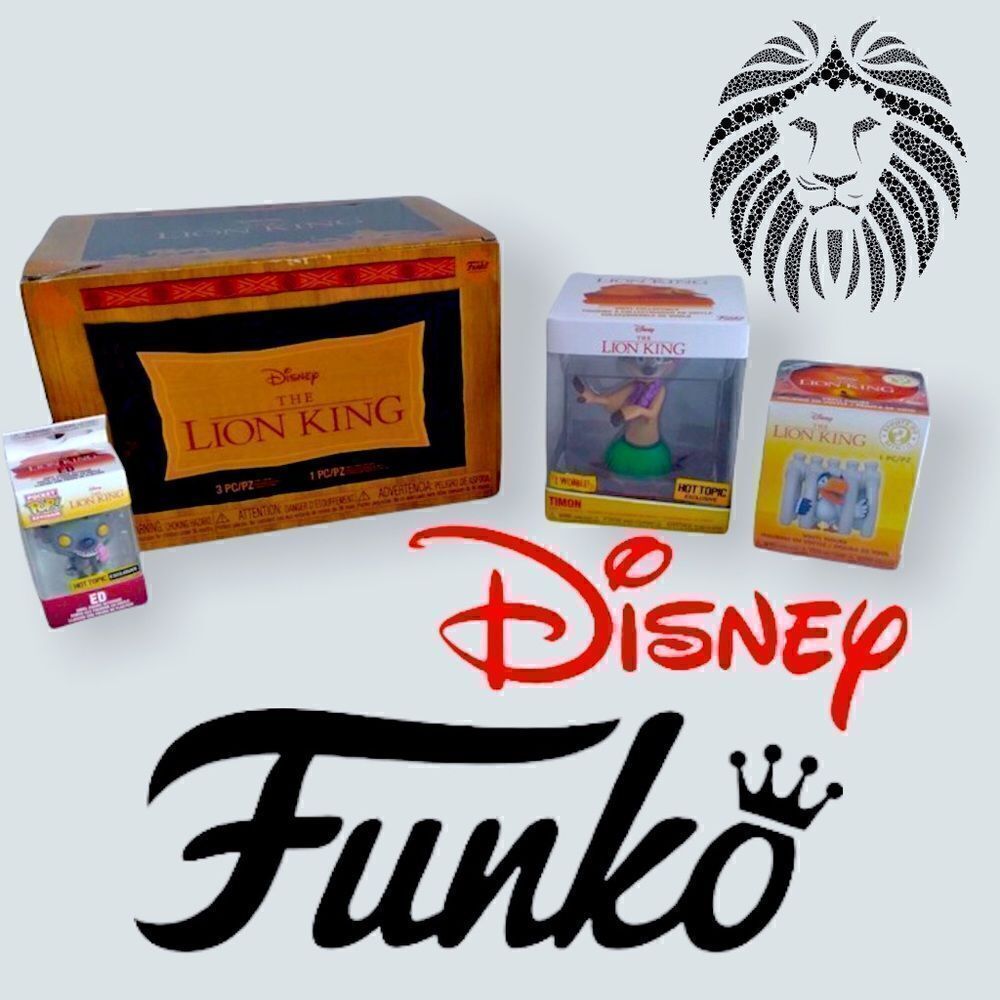 New Funko Disney The Lion King Set of 3